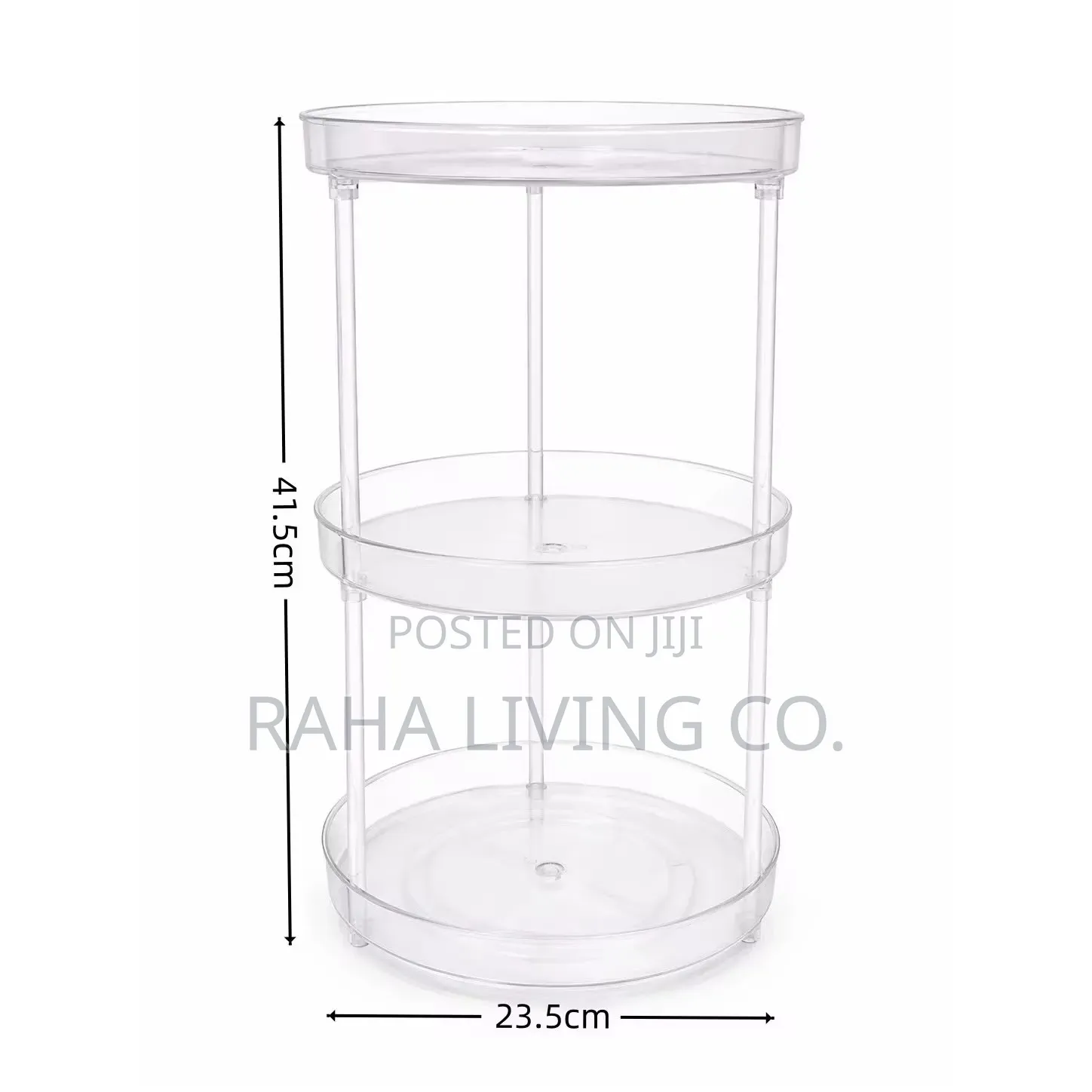 3 Layer 360° Lazy Susan Cabinet Turntable Organizer