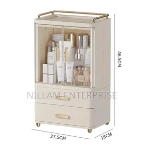 Double Drawer Cosmetic Storage Cabinet.