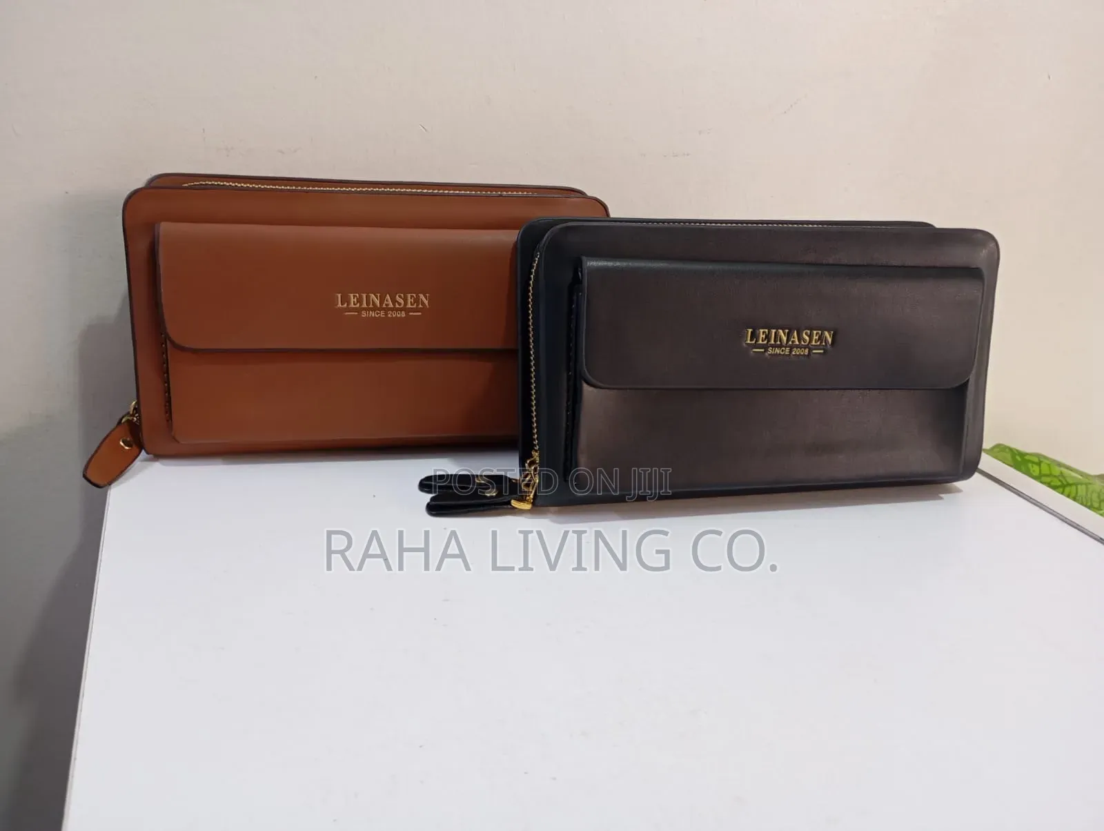 High-end Business Clutch Bag Leather Wallet | 20.5x12x4cm