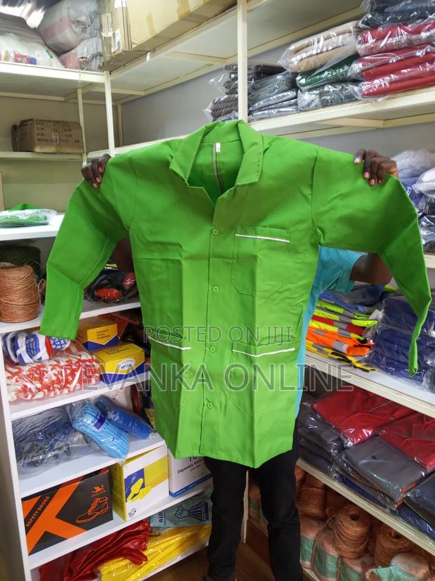 Dustcoat Summit Cotton Fabric Safaricom Green - main view