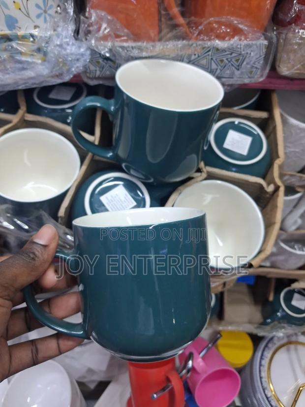 6pcs Double Colour Ceramic Mugs