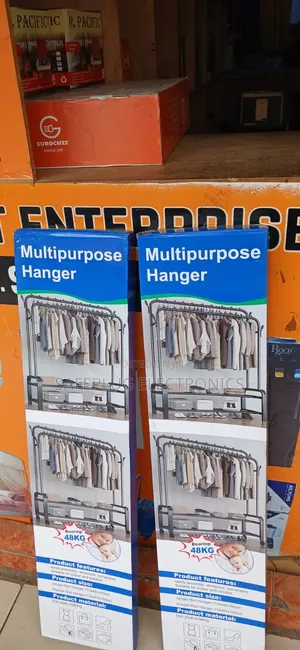 Double Pole Clothes Rack – Heavy Duty Garment Organizer