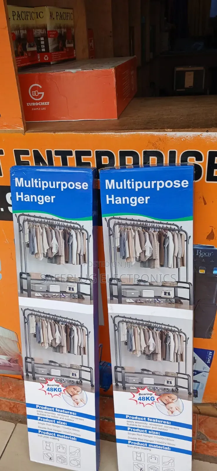 Double Pole Clothes Rack – Heavy Duty Garment Organizer