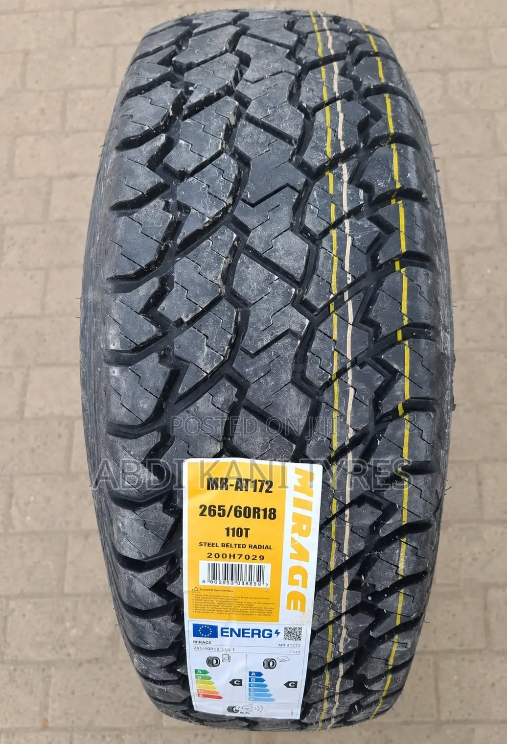 265/60r18 Mirage Tires
