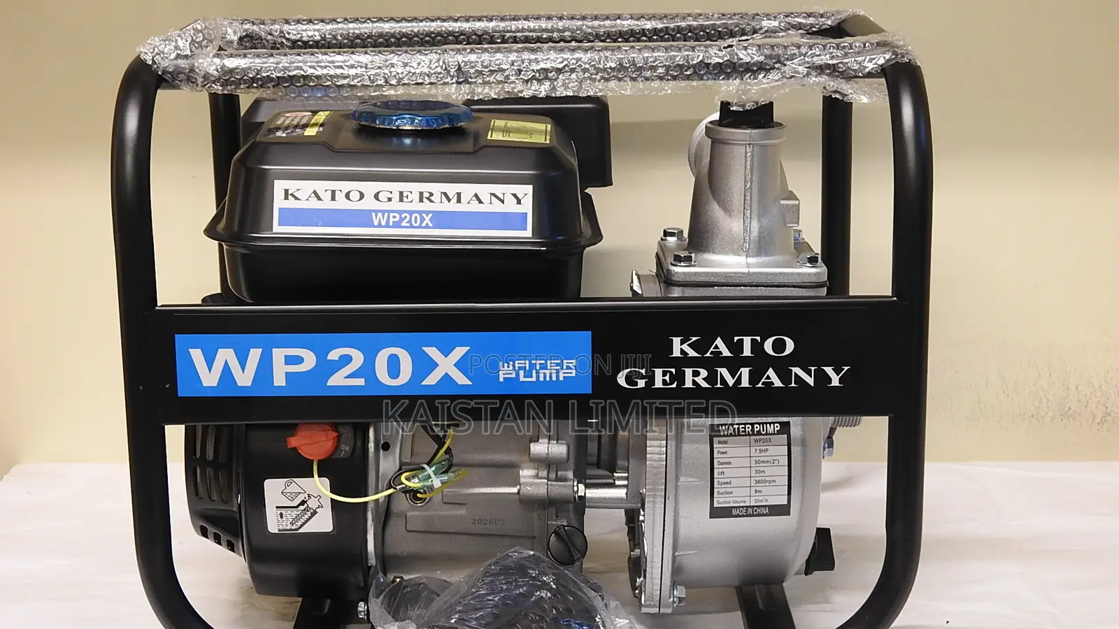 Kato Germany Wp20x 7.5hp 2 Inch Petrol Water Pump – 35m3/H