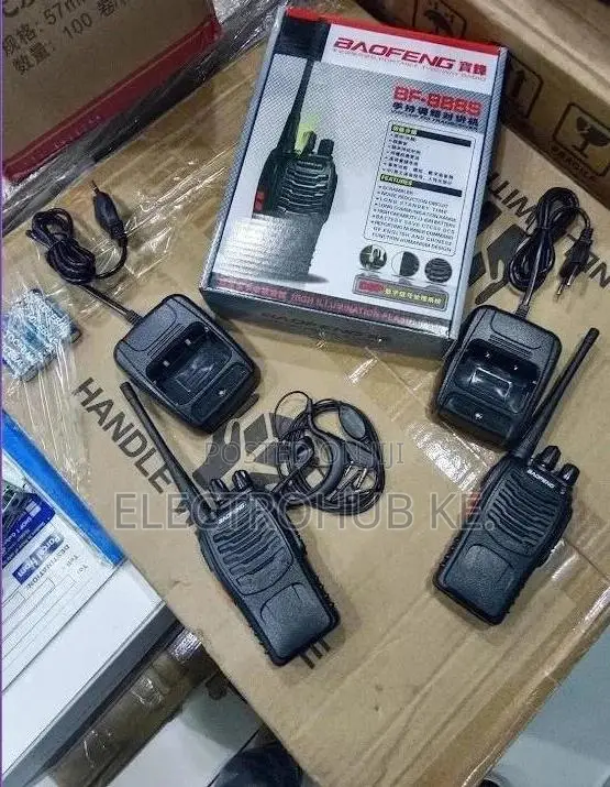 3km Range Bf-888s Walkie Talkies Portable Radio