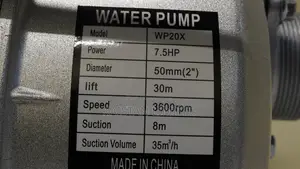 Kato Germany Water Pump 2inch 7.5hp Wp20x. 2 Inch Water Pump