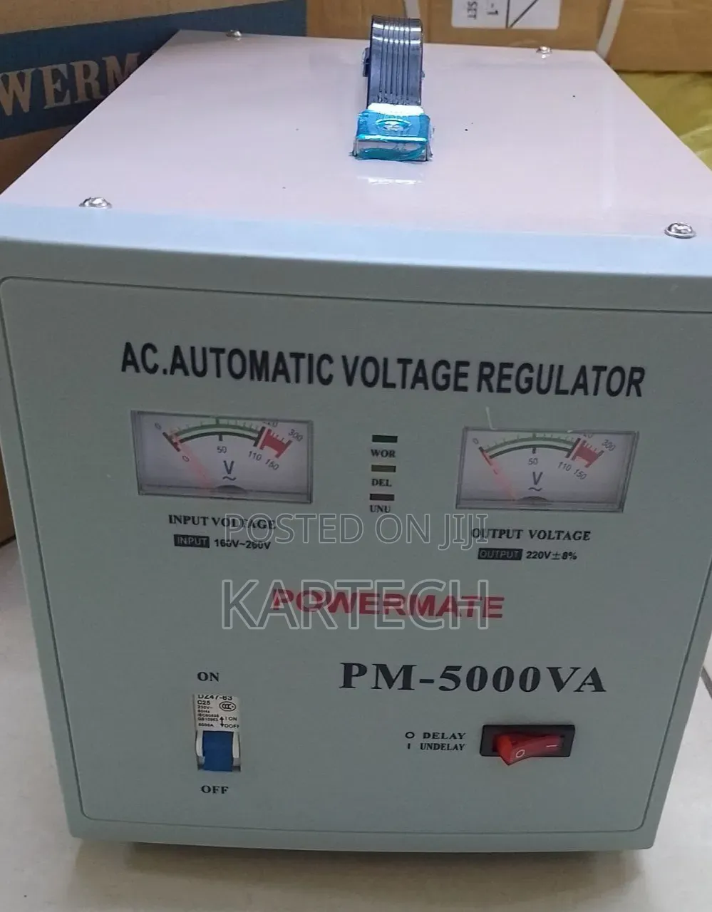 Heavy Duty 5kva Avr – Automatic Voltage Regulator (160v–260v Input)