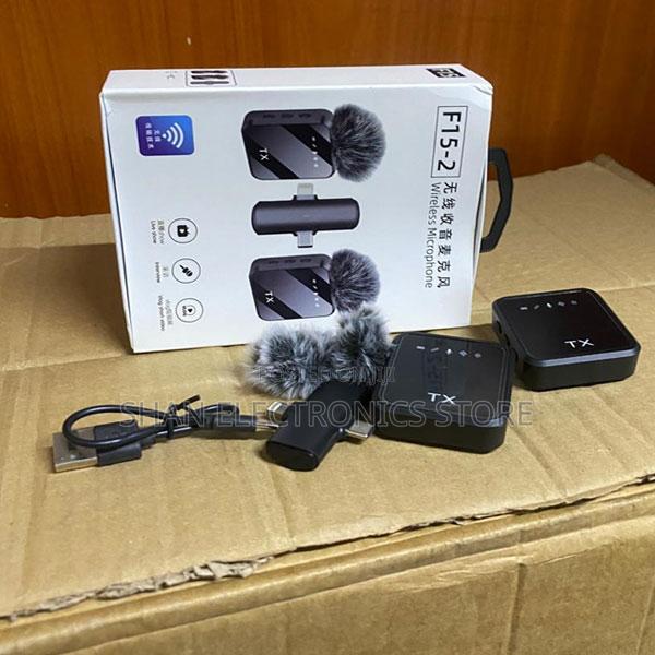 * 3 in 1 Receiver F11-2 Wireless Double Mini Wireless Lavalier Mic