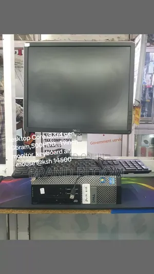 Desktop Processor, Monitor, Mouse, Keyboard