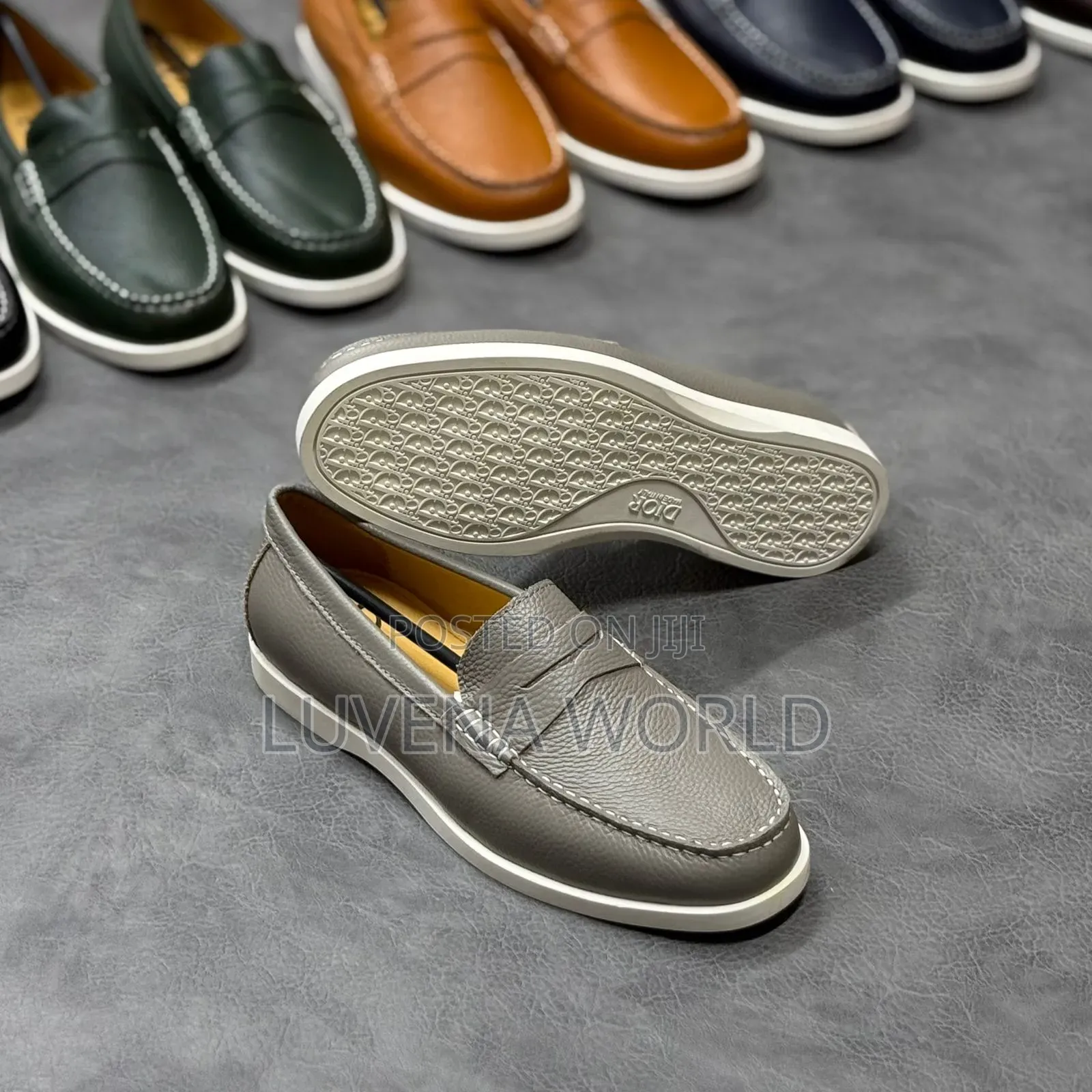 Multicolored Dior Loafers