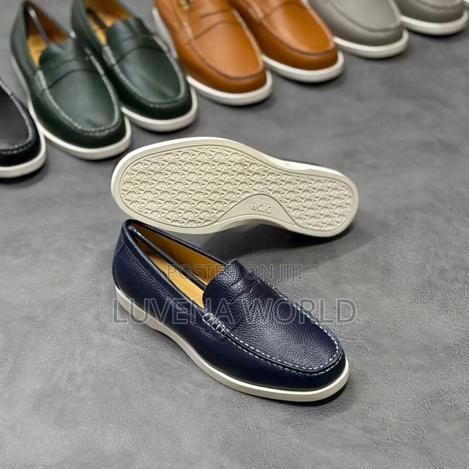 Multicolored Dior Loafers