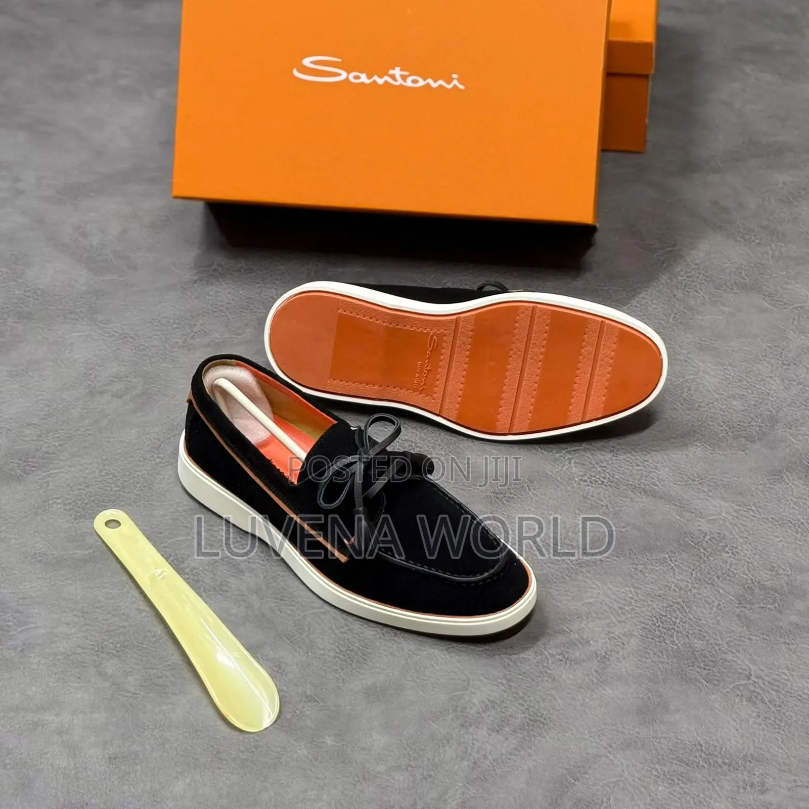 Multicolored Suede Loafers