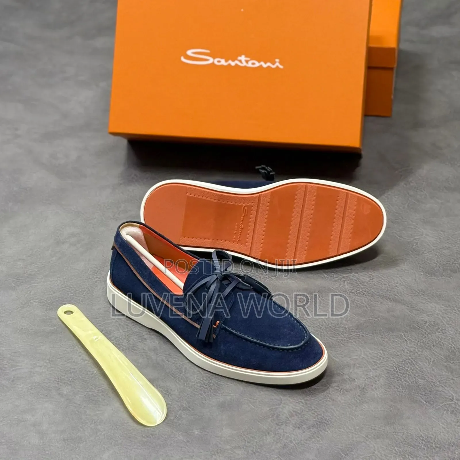 Multicolored Suede Loafers