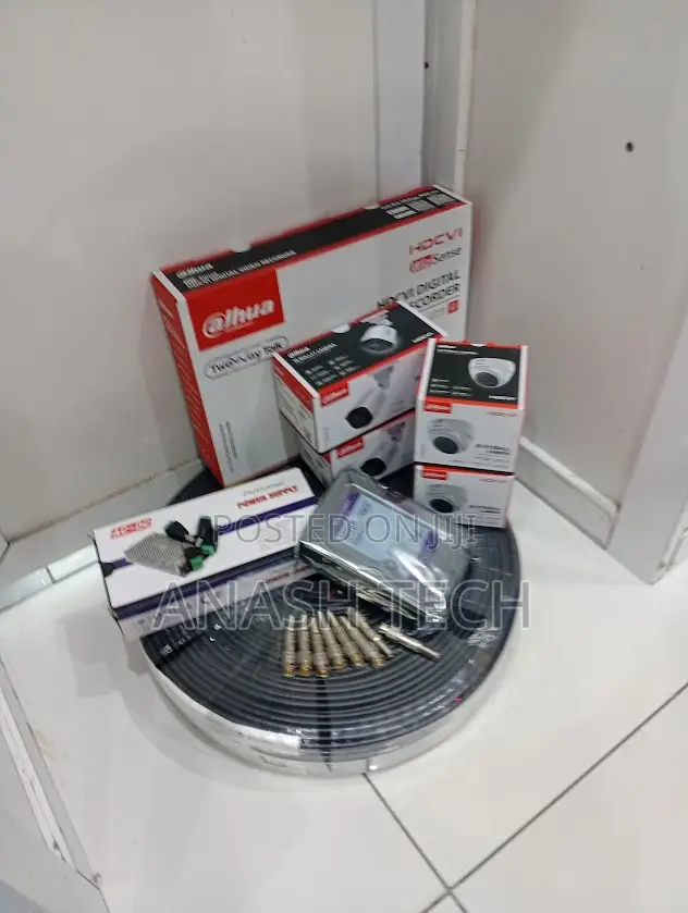 Dahua 4 Camera Ir Security System With DVR Recorder
