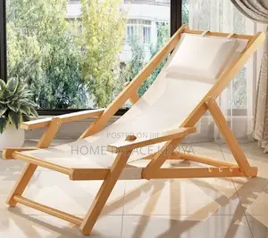 Foldable Chair: Waterproof Wooden Beach Chair