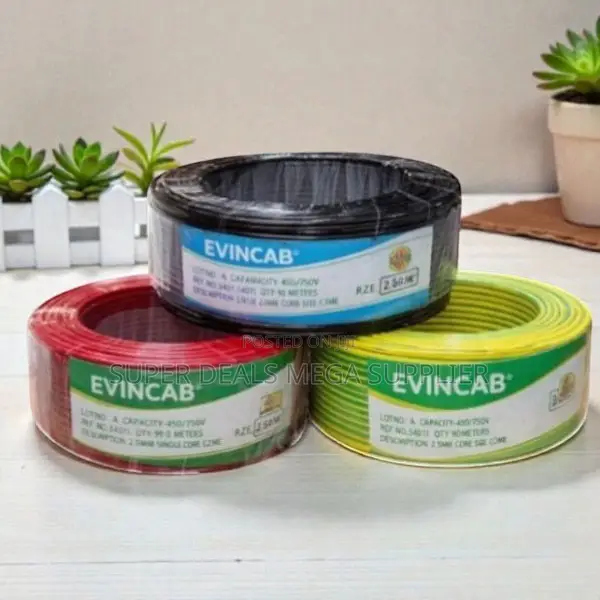Certified 1.5mm 90m Metres Single Core Electrical Wiring Cable