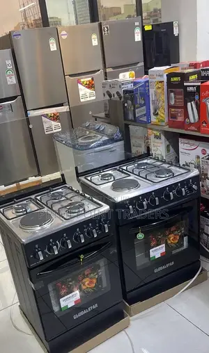 Buy Black Globalstar Jet 3+1 Standing Cooker With Electric Oven
