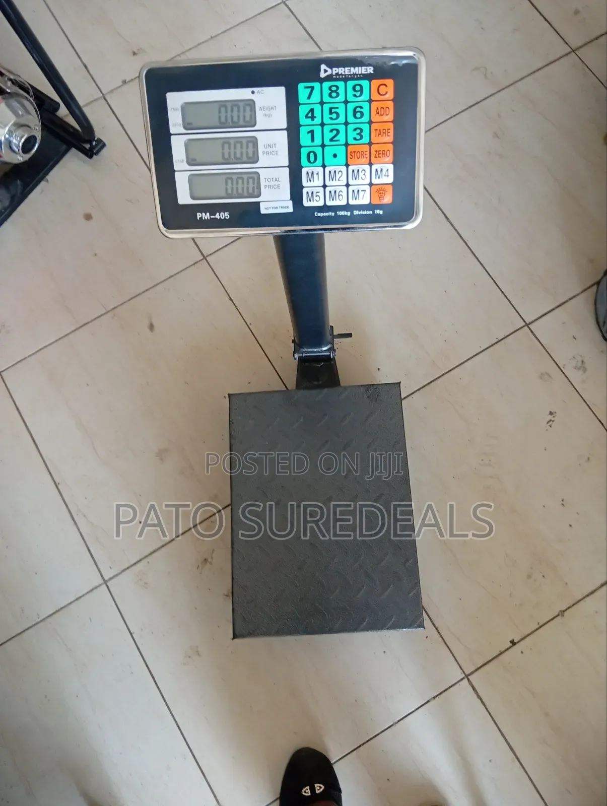 Premier Pm-405 Digital Commercial Platform Weighing Scale