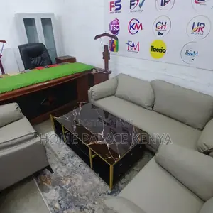 Coffee Table: Glass Table With Leather Sides Tufted With Crystals