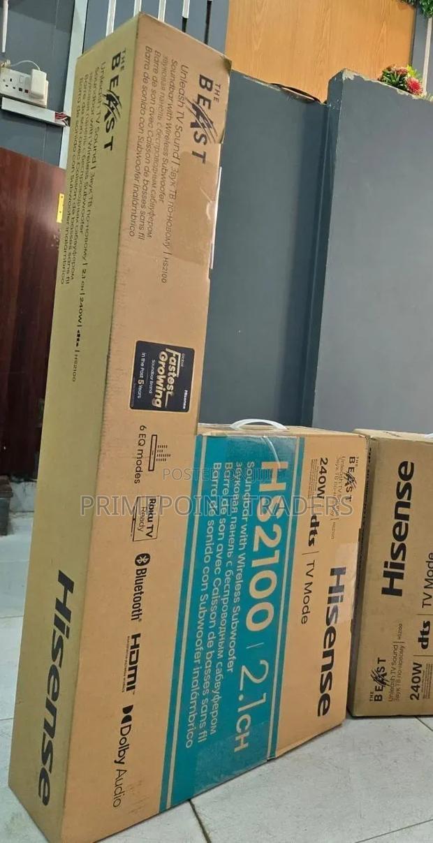 Hisense Hs2100 240w Soundbar – Powerful Home Cinema Audio Experience