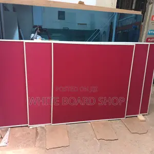 Premium Red Noticeboard 4ft X 2ft (120cm X 60cm) for Apartments