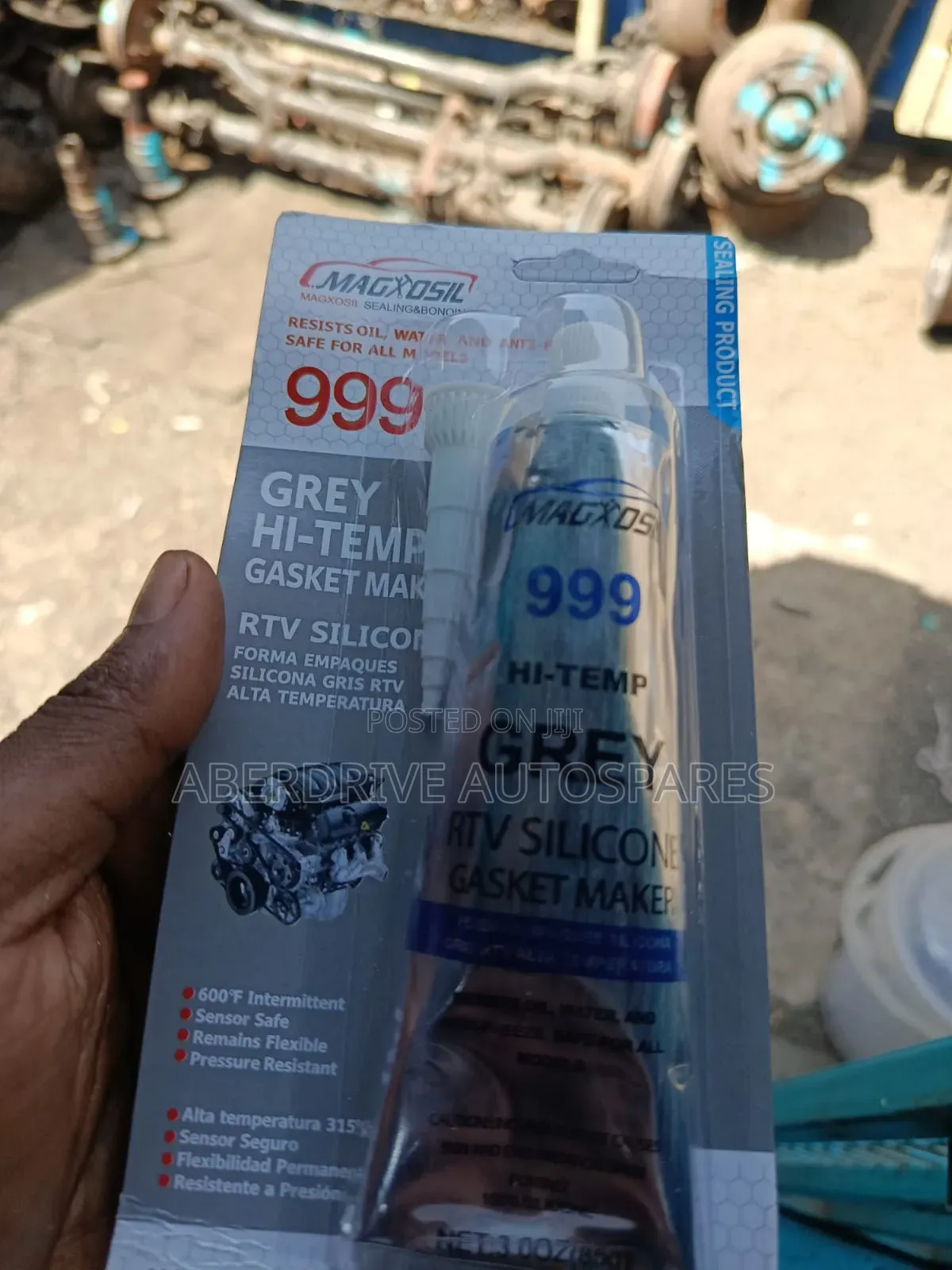 RTV Silicone Grey Hi_ Temperature Gasket Maker.