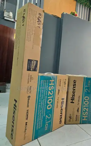 Hisense Hs2100 Soundbar 240w With Wireless Subwoofer – Deep Bass 