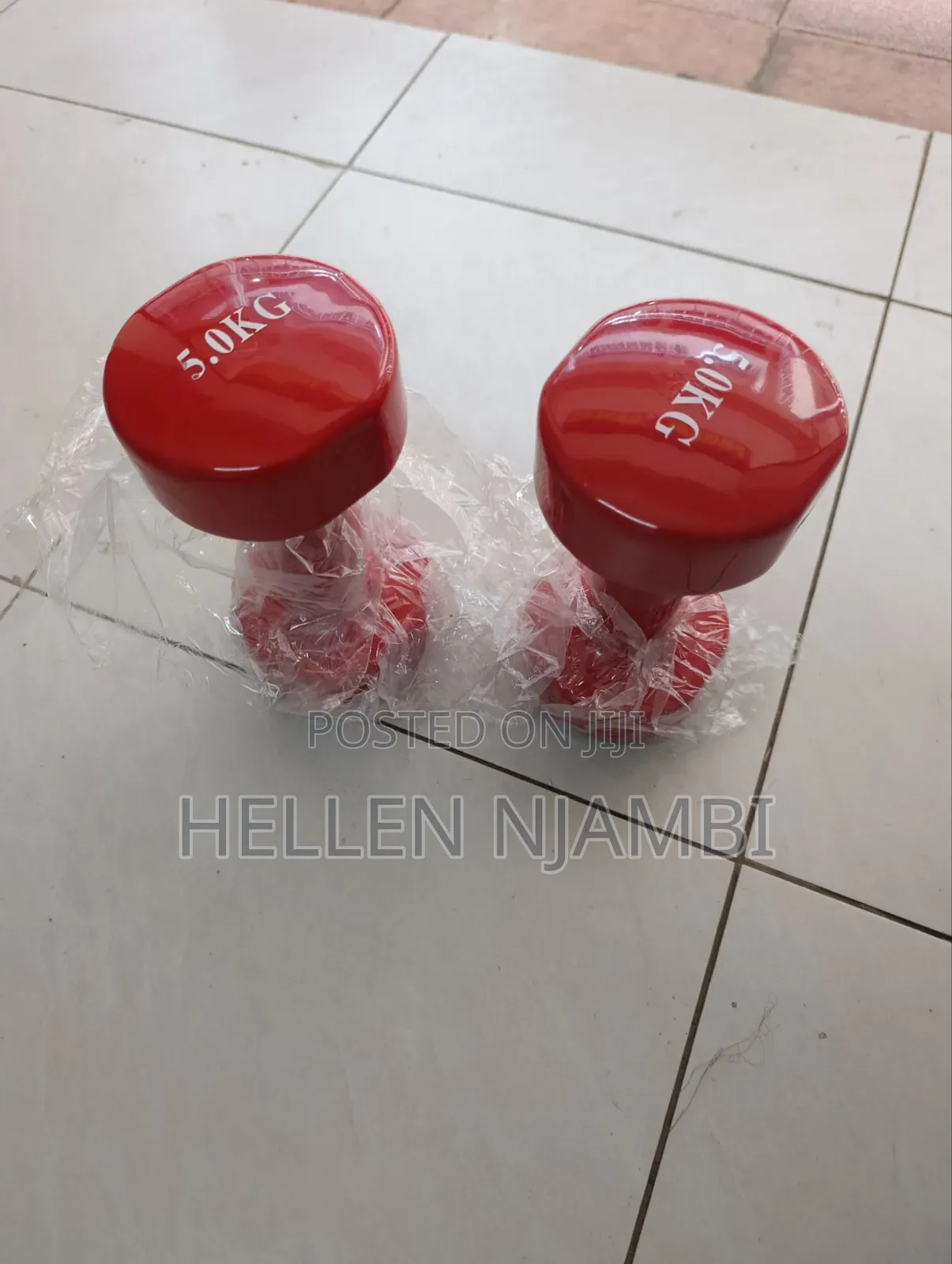 5kg Set Neoprene Coated Dumbbells
