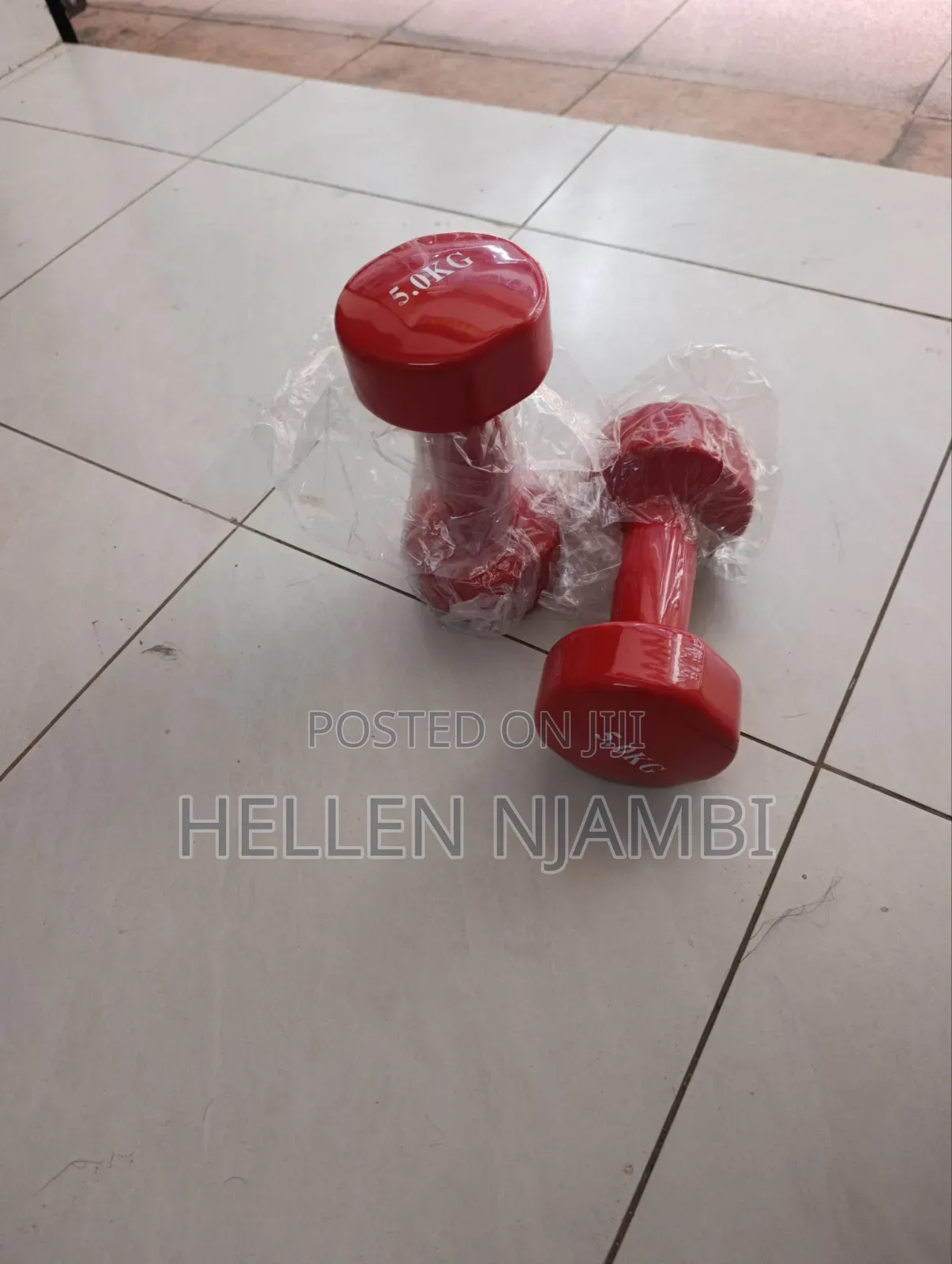 5kg Set Neoprene Coated Dumbbells