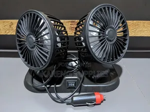 Adjustable Double Headed Car Fan