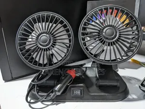 Adjustable Double Headed Car Fan