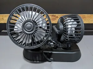 Adjustable Double Headed Car Fan