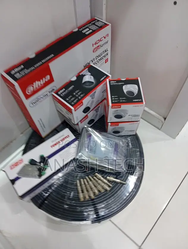 Dahua 4 Camera CCTV Package With Mobile Monitoring