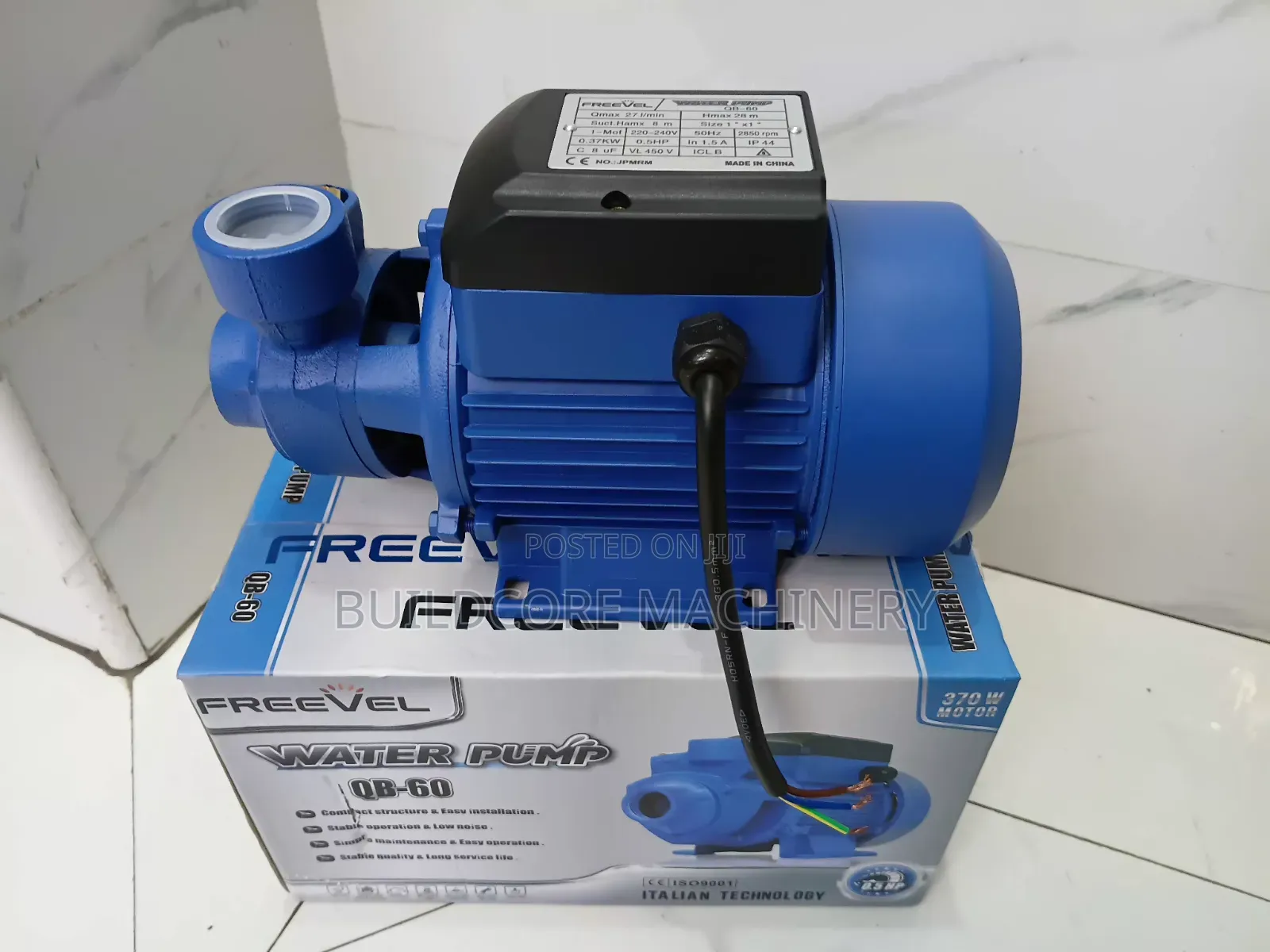 Freevel Qb-60 370w 0.5hp Booster Water Pump