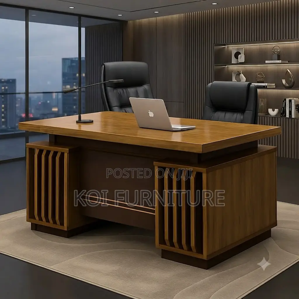 Office Desk; 1400mm Executive Prestige Gold Color Desk