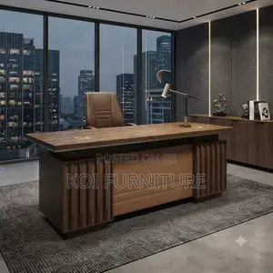 Office Desk; 1400mm Executive Prestige Gold Color Desk