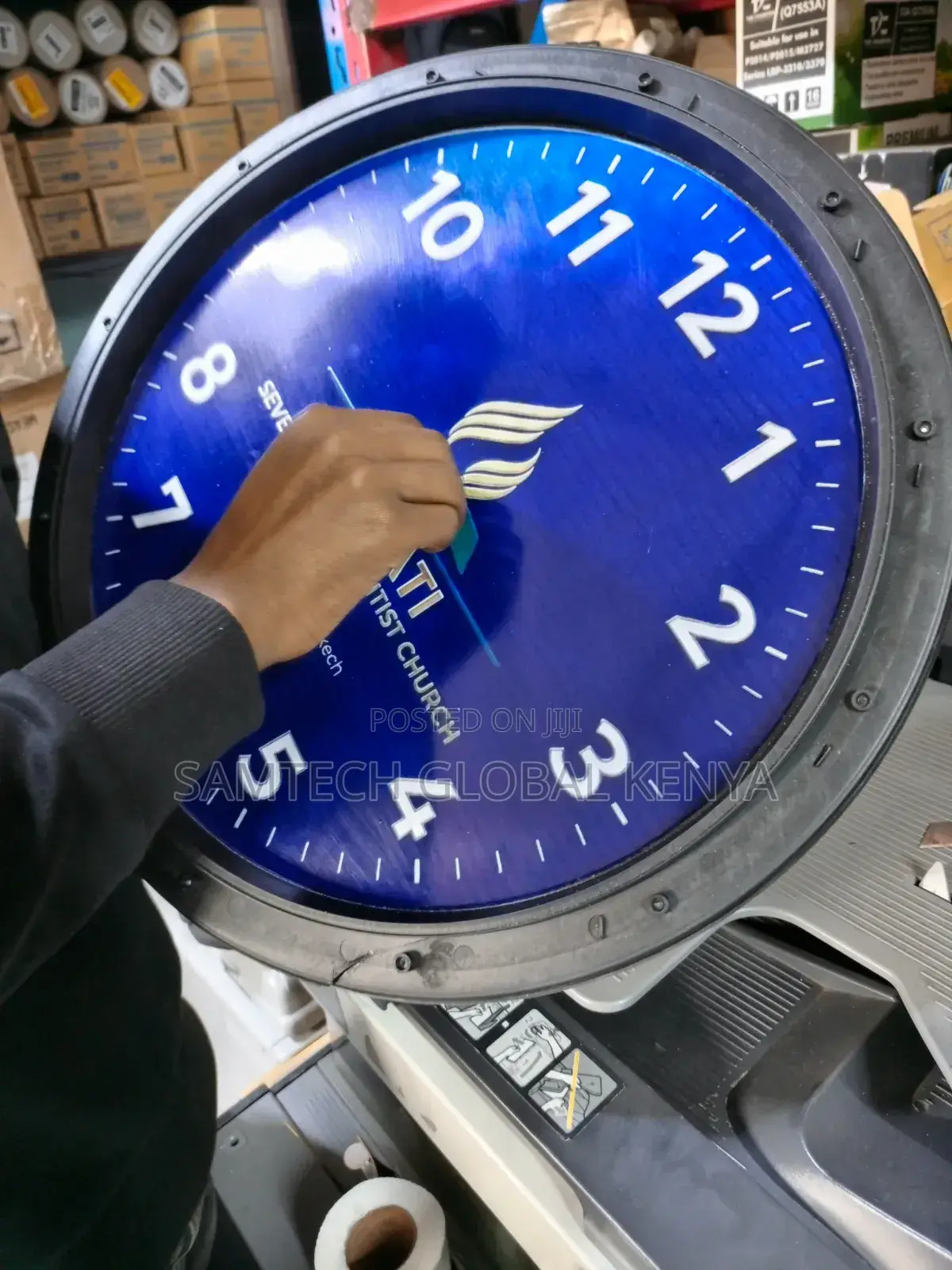 Clock Branding Services Available