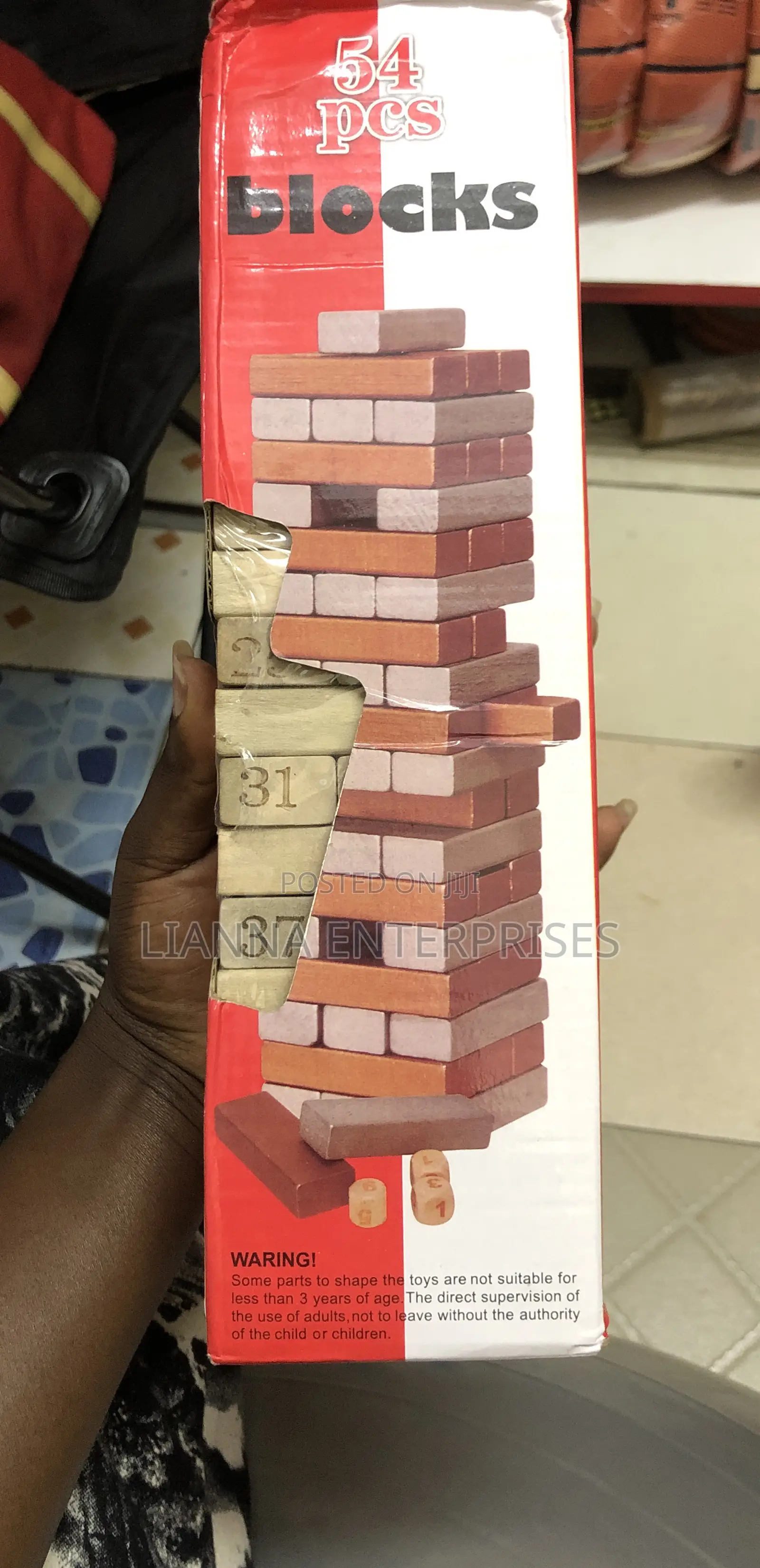 Assorted 54 Pieces Blocks