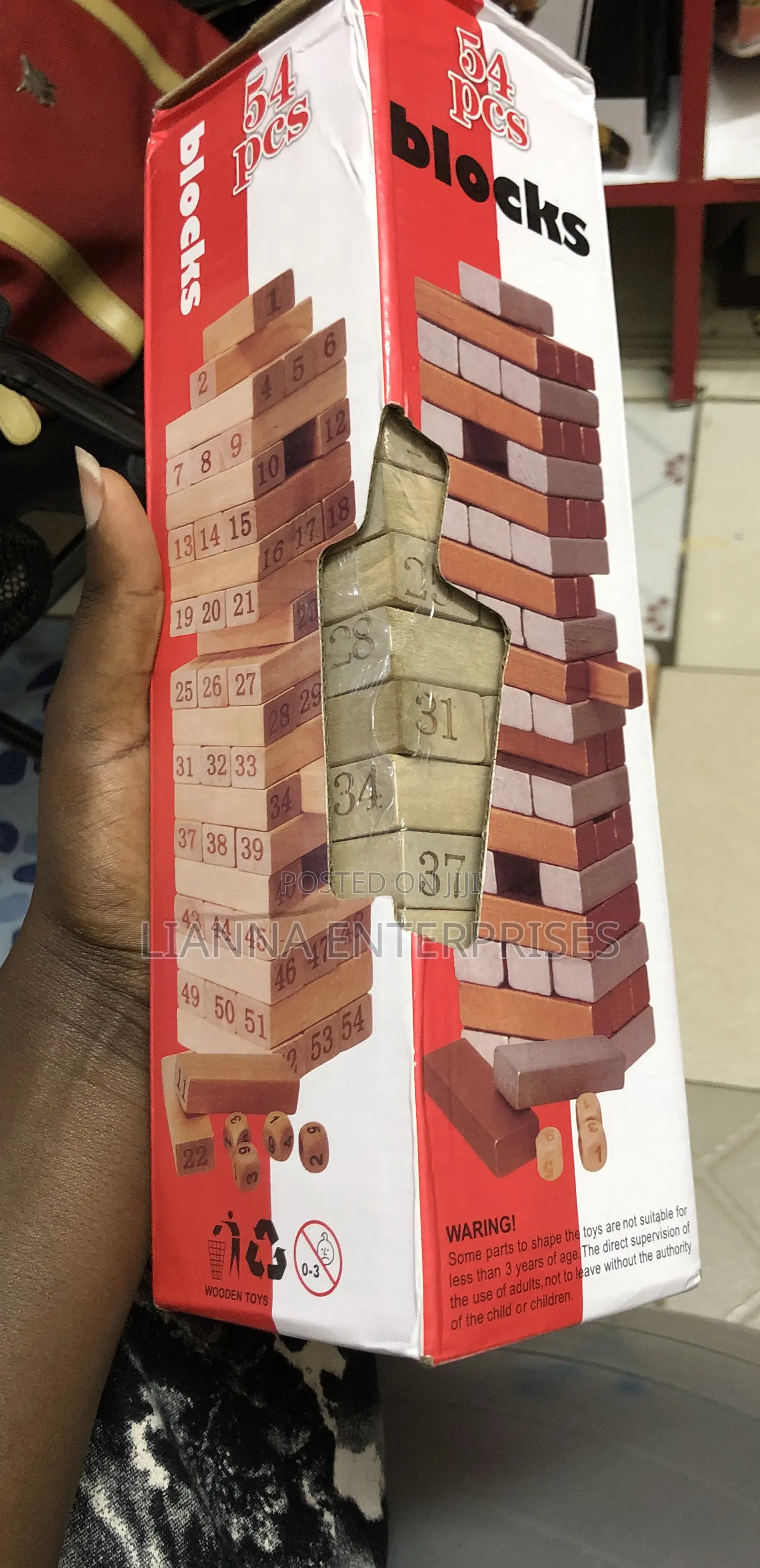 Assorted 54 Pieces Blocks