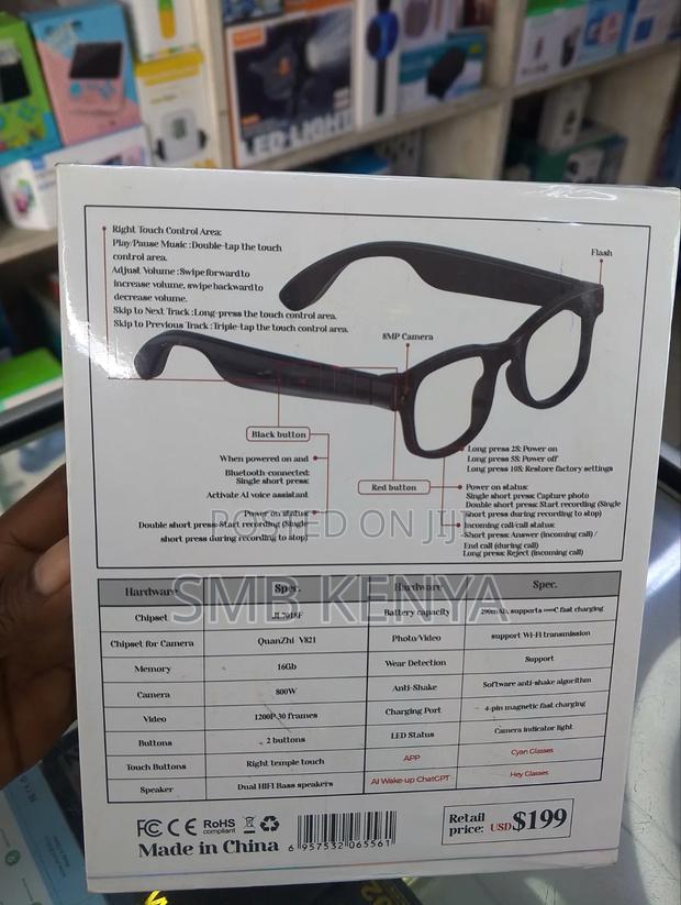 Ai Smart Glasses With Camera for Photo and Video - thumbnail 2