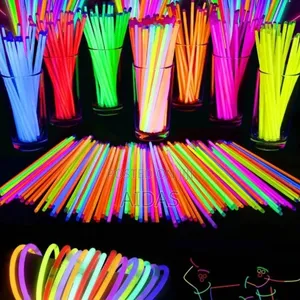 100 PCS Glow Sticks – Neon Party Glow Bracelets Necklaces