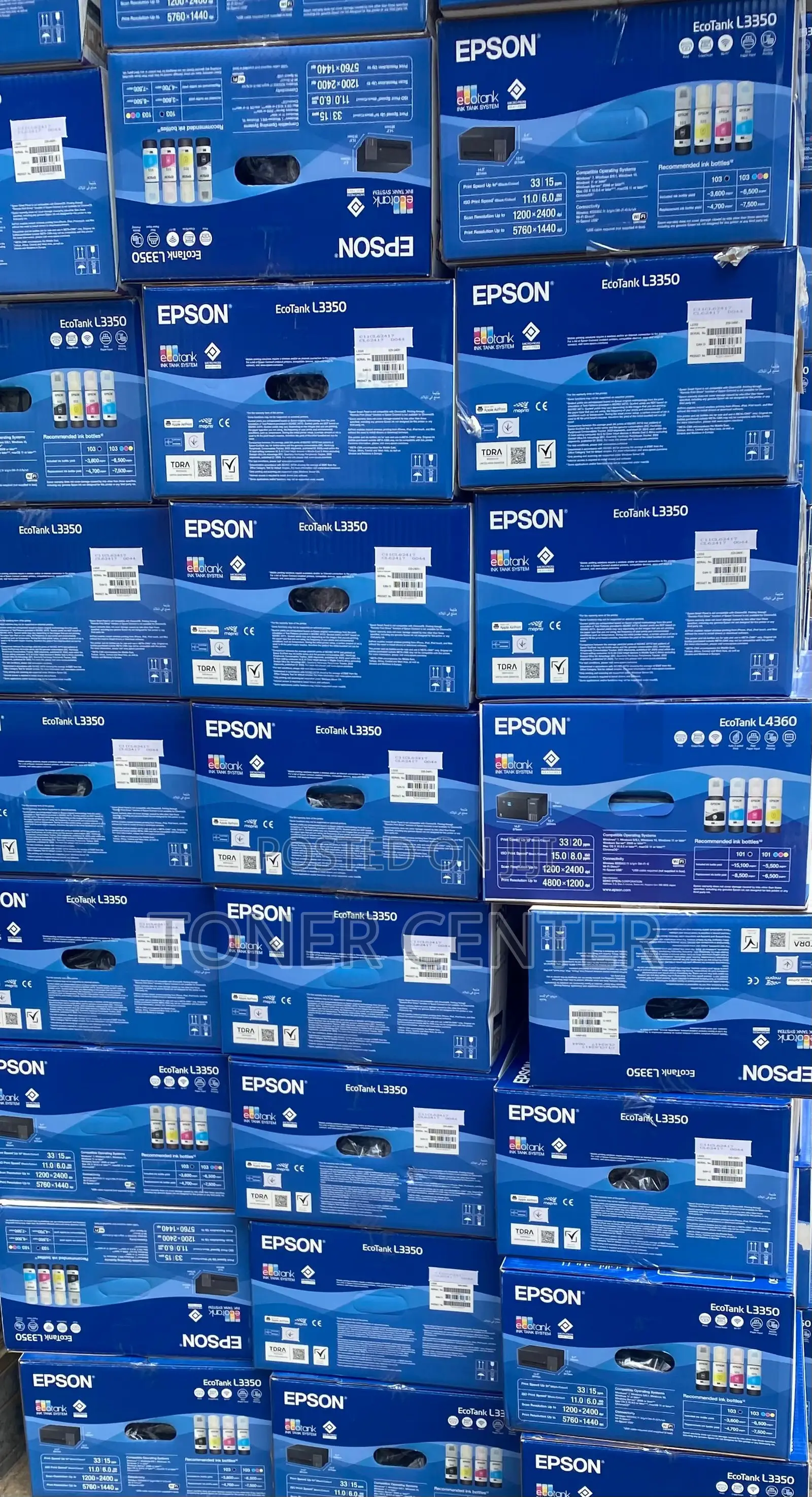 Epson Ecotank L3350 Wifi All-in-One Ink Tank Printer