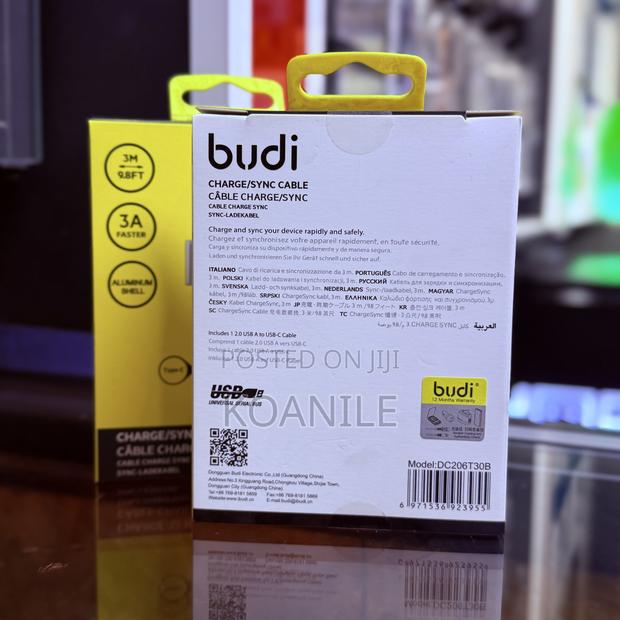 Budi 3m Usb To Type C Cable - thumbnail 3