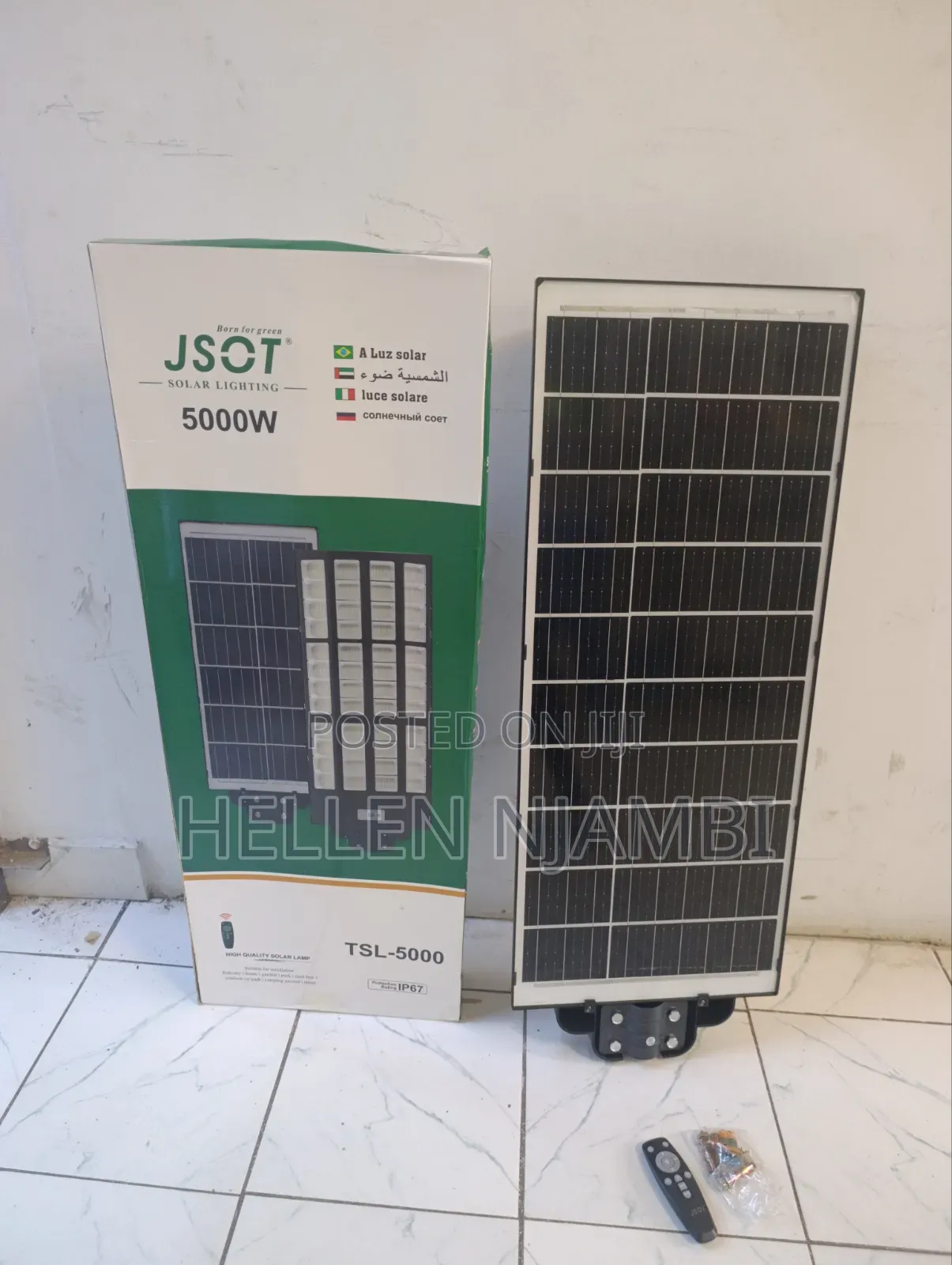 Jsot 5000w Super Wide Angle All-in-One Solar Street Light