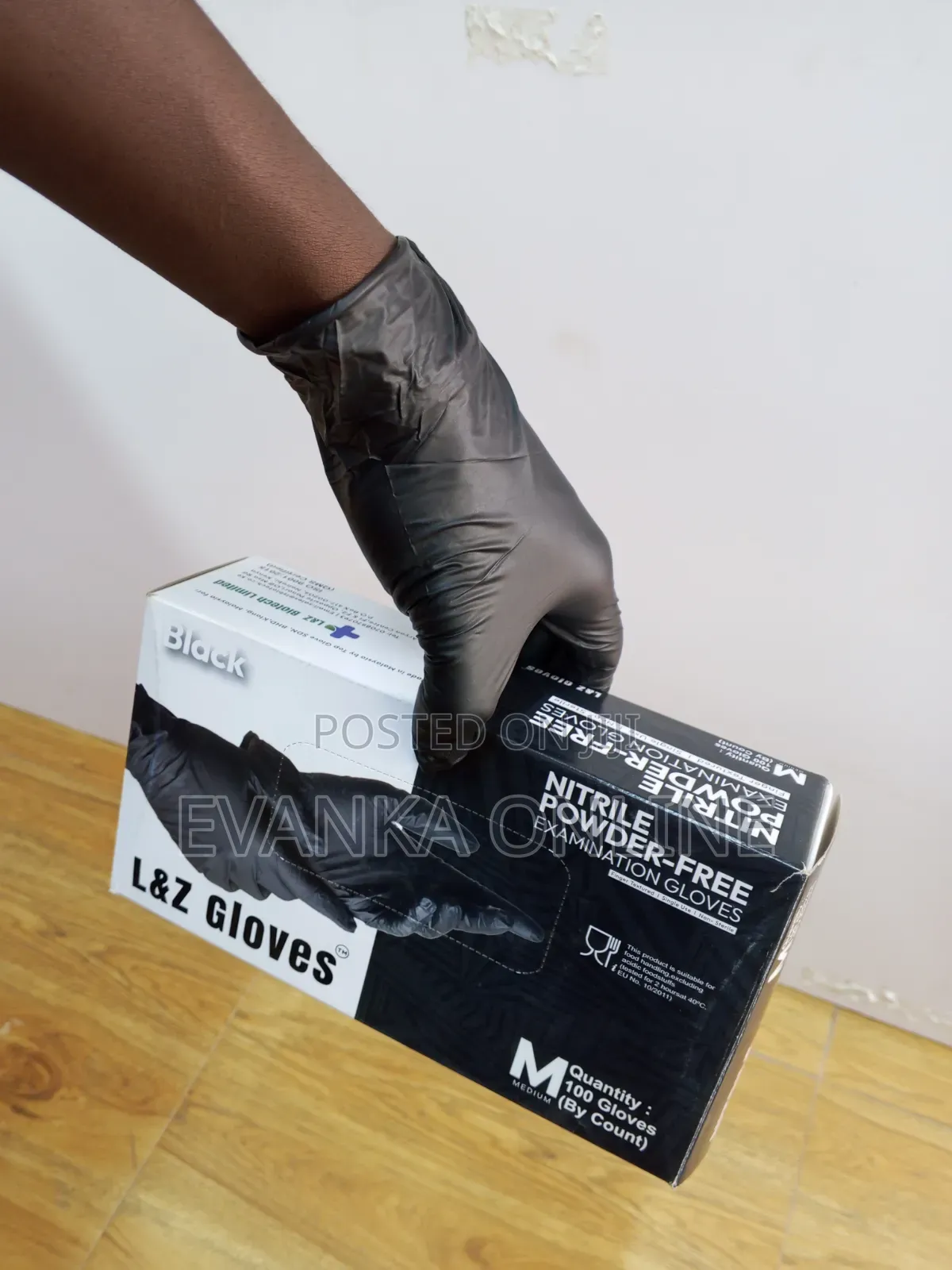 Black Nitrile Gloves - Powder Free Examination Gloves