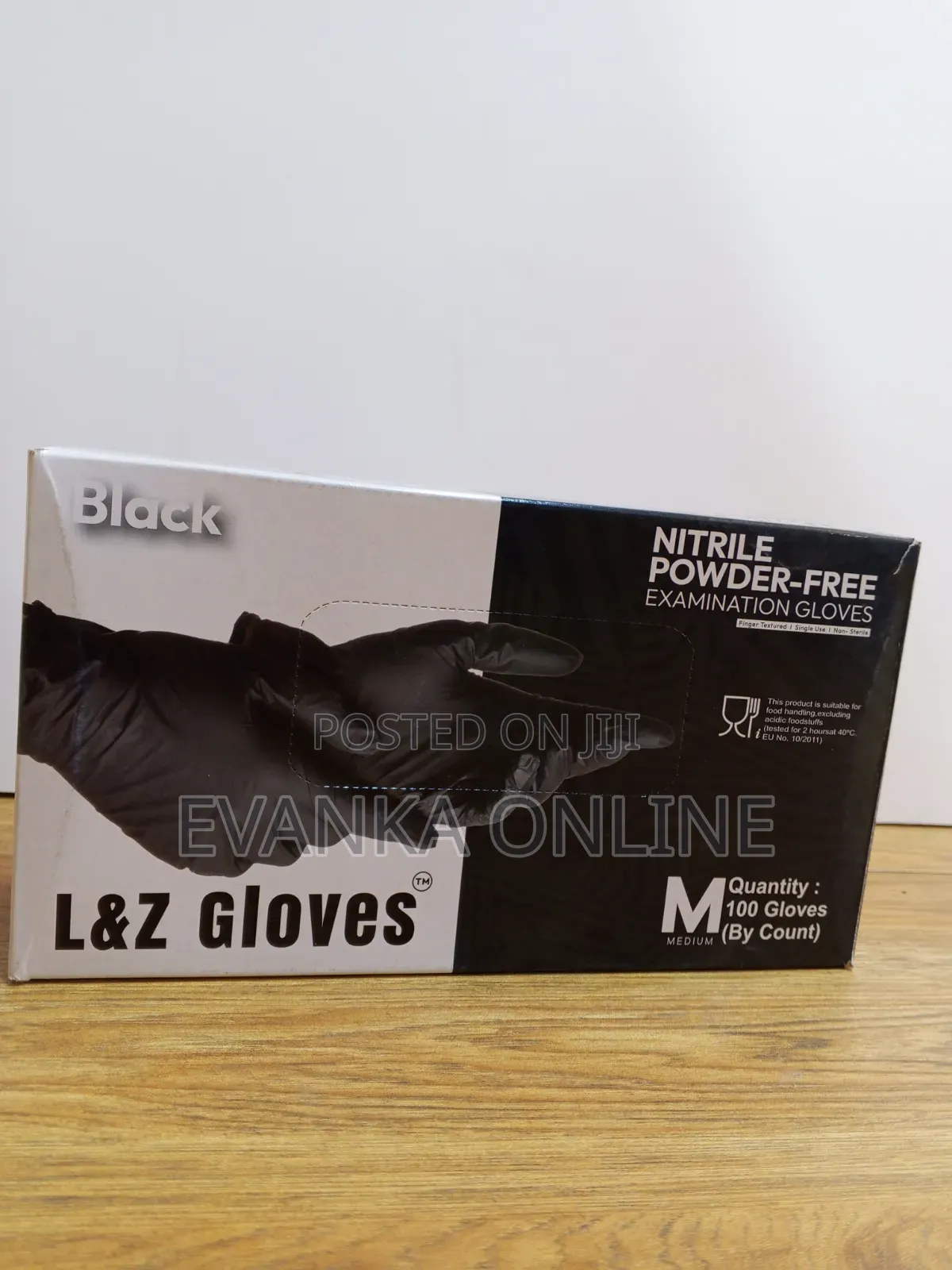 Black Nitrile Gloves - Powder Free Examination Gloves
