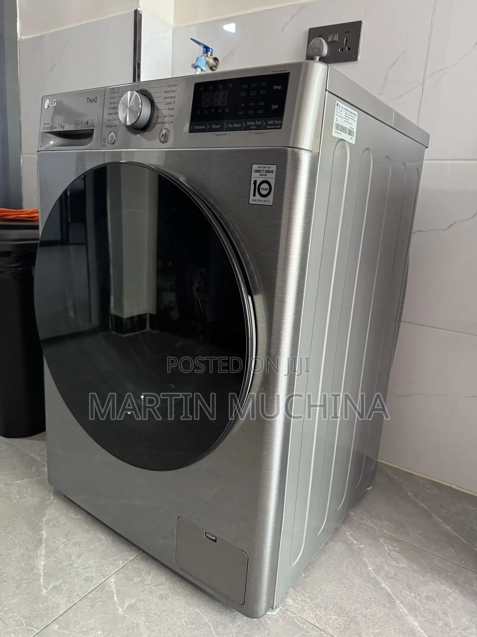 Lg 11kg Front Load Washing Machine