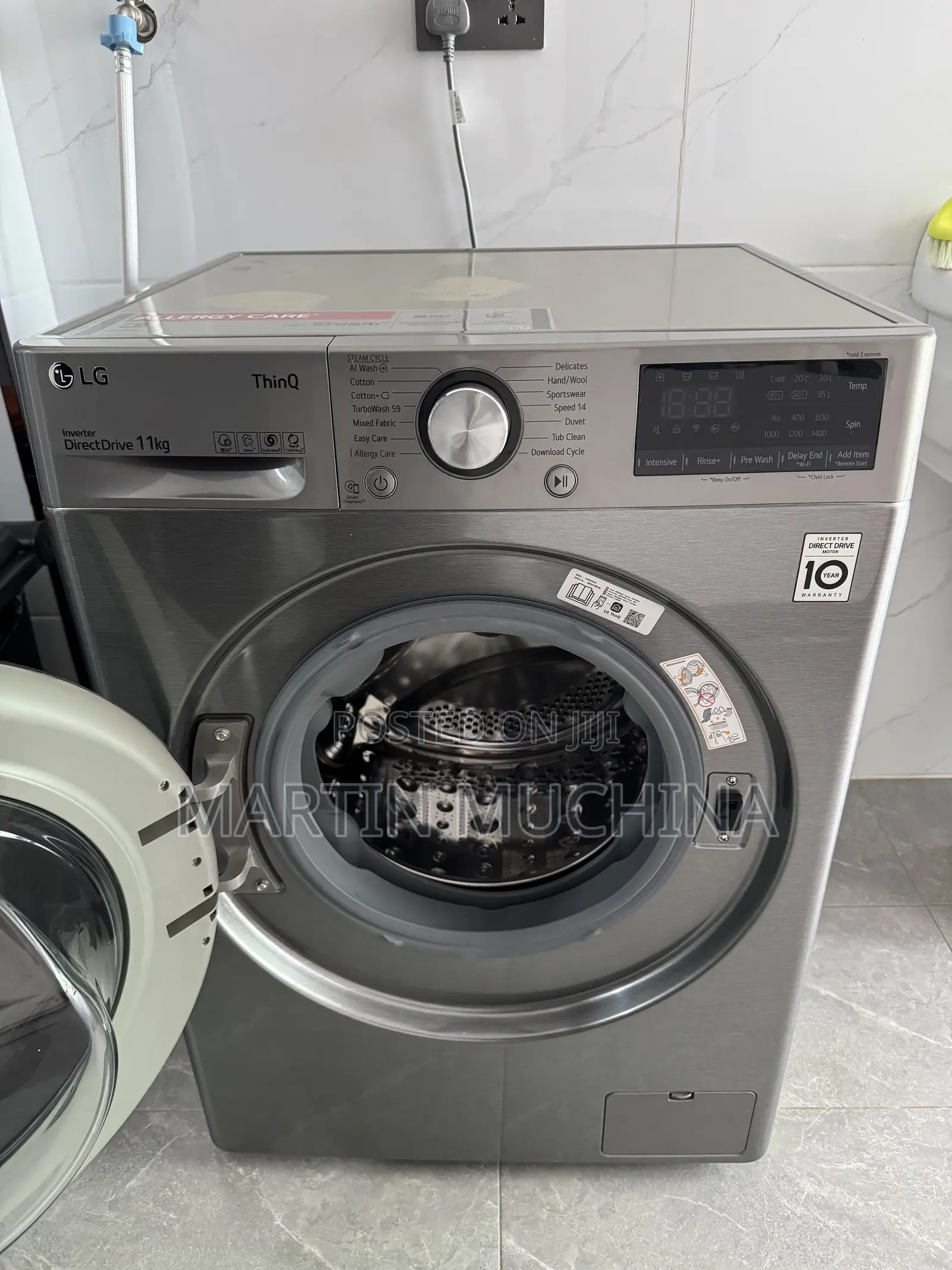 Lg 11kg Front Load Washing Machine