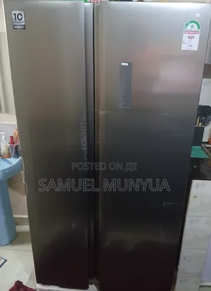 TCL 505 Liters P635sbss Frost Free Side by Side Fridge,Dark Grey